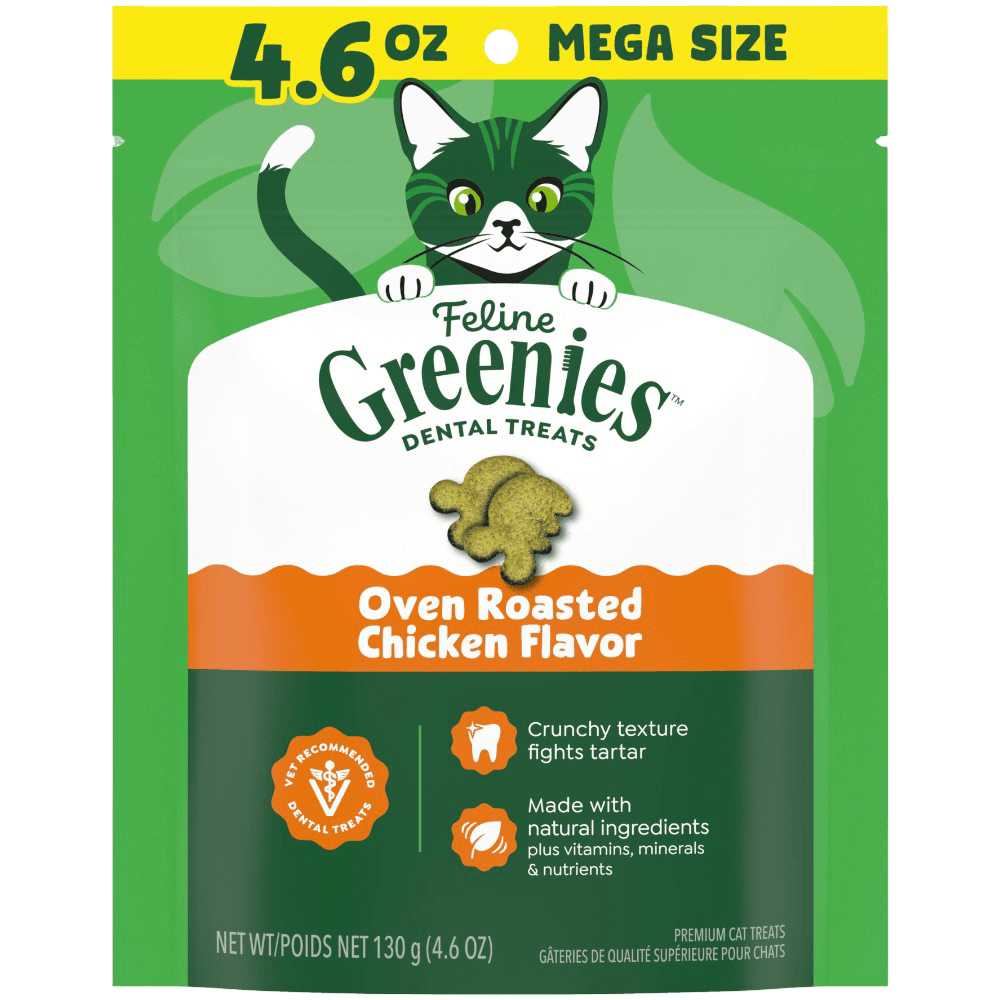 Greenies Cat Treats Dental Oven Roasted Chicken Flavour