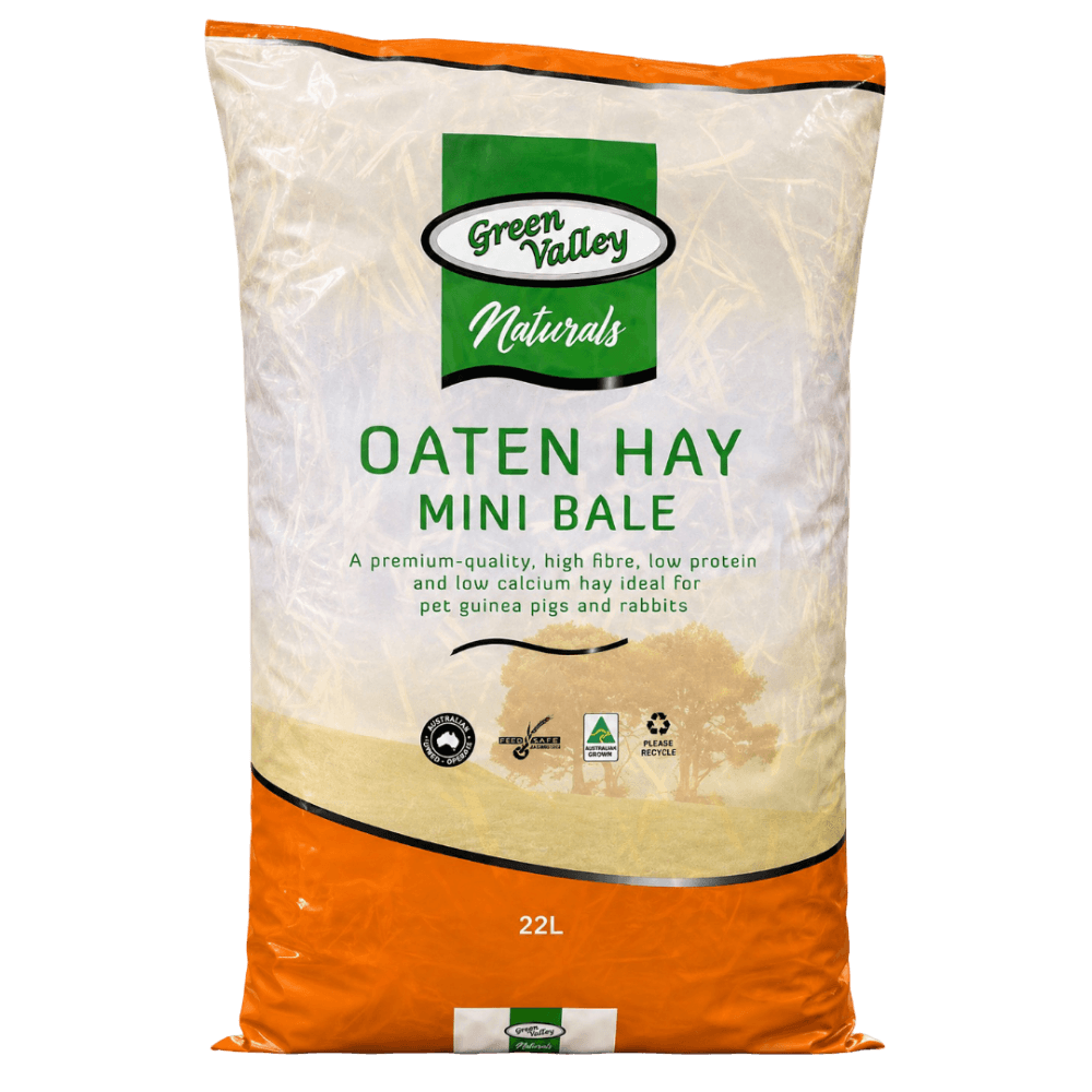 Green Valley Naturals Oaten Hay Mini Bale For Small Pets