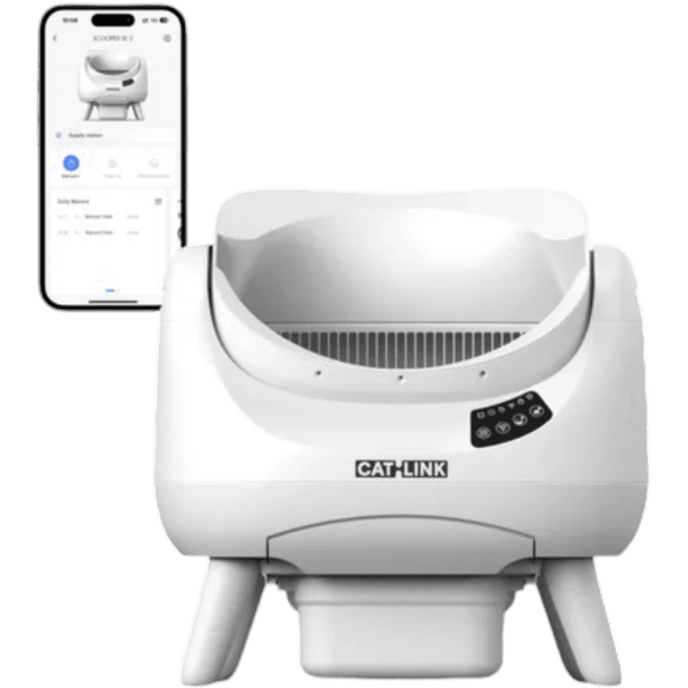 catlink-scooper-open-x-self-cleaning-cat-litter-box-cat-white