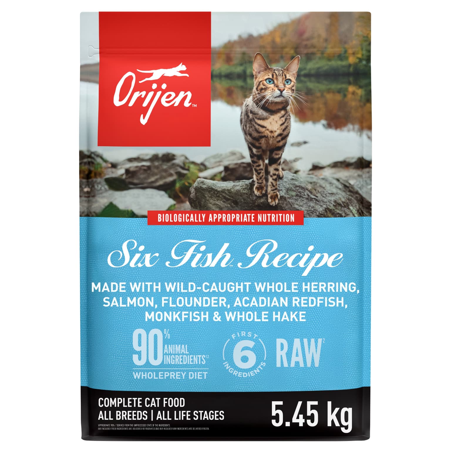 Six Fish All Lifestages Dry Cat Food