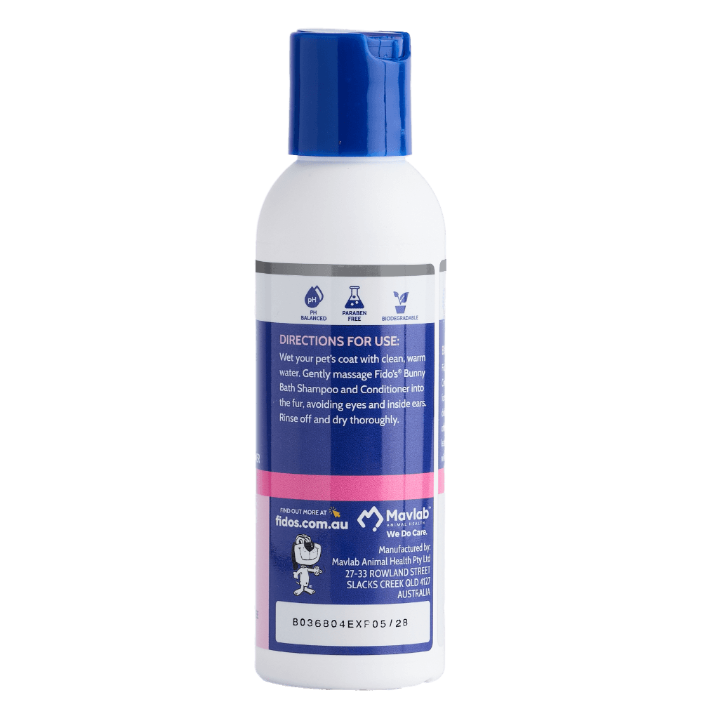 Fidos Bunny Bath Small Pet Shampoo and Conditioner