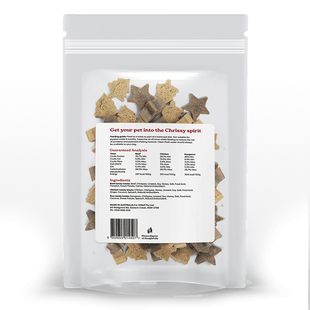 CHRISTMAS BY PET CIRCLE Chrissy Dinner Dog Treats