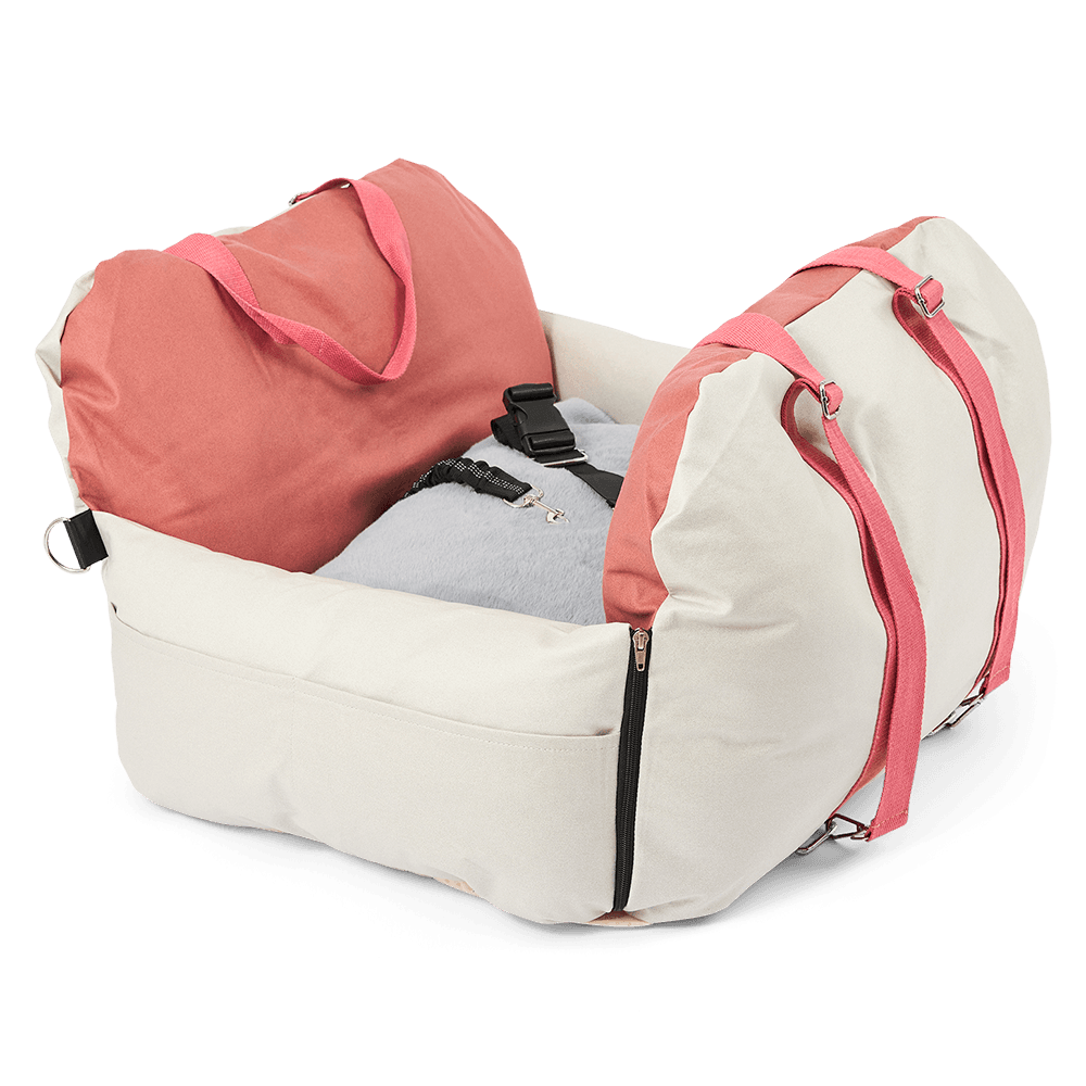 paws-for-life-dog-travel-car-seat-bed-faux-leather-red