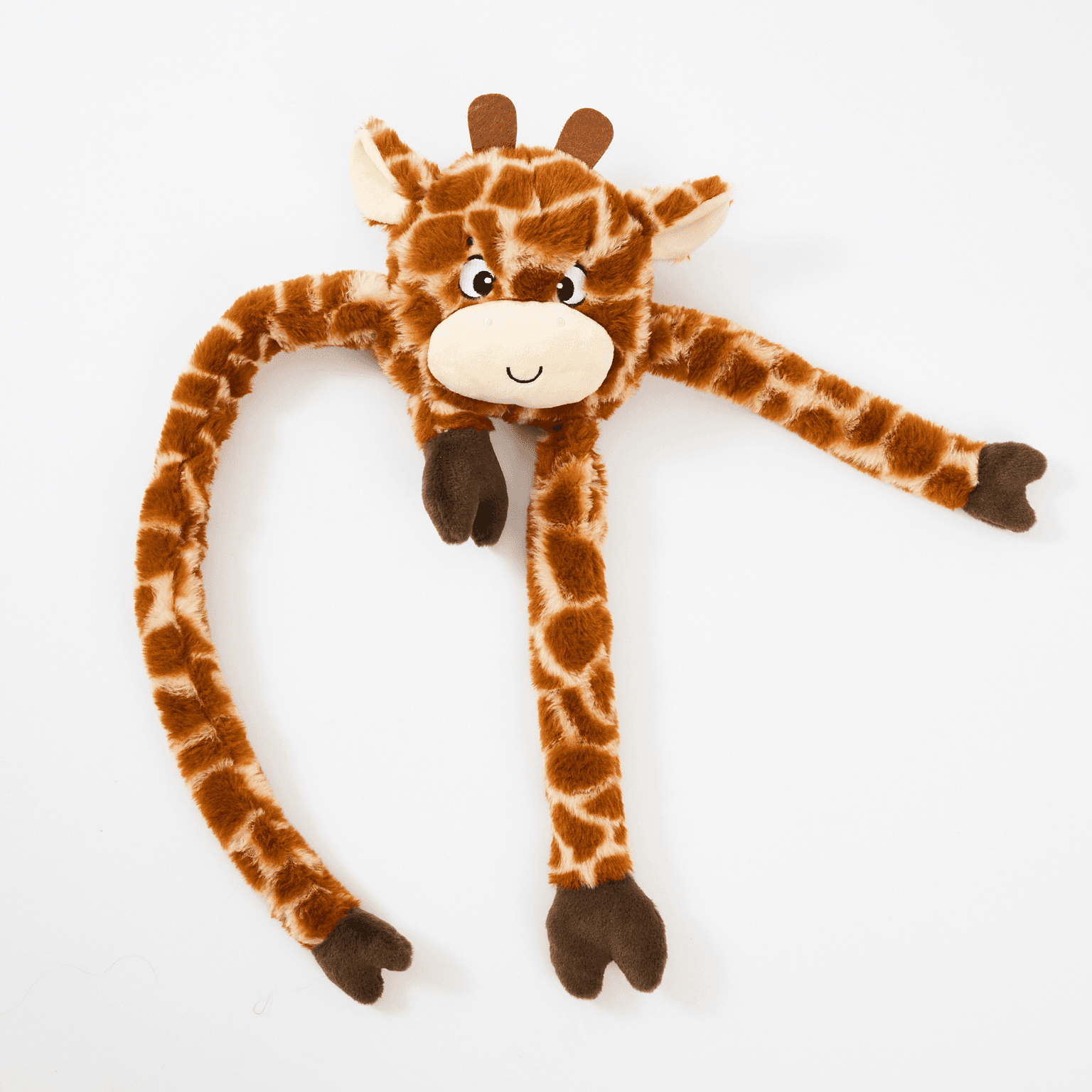 Paws for Life Girraffe With Pullable Arms Plush Dog Toy