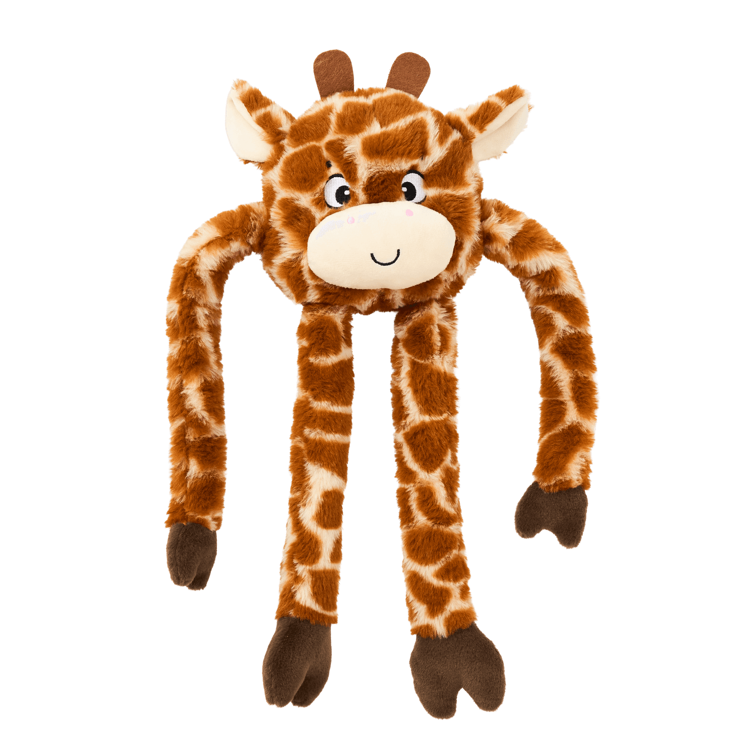Paws for Life Girraffe With Pullable Arms Plush Dog Toy