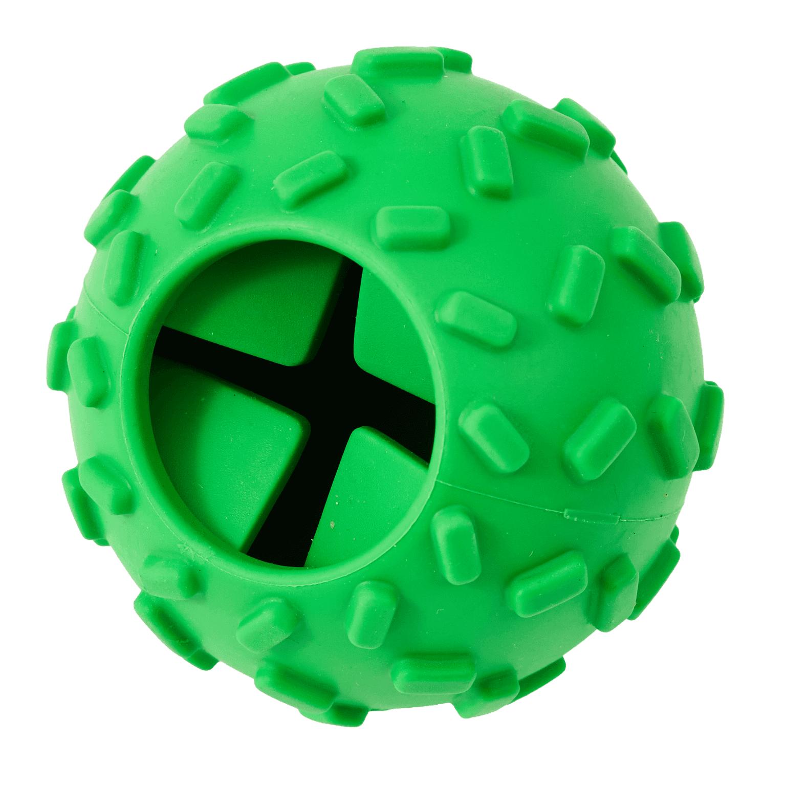 Paws for Life Rubber Treat Dispensing Ball Dog Toy