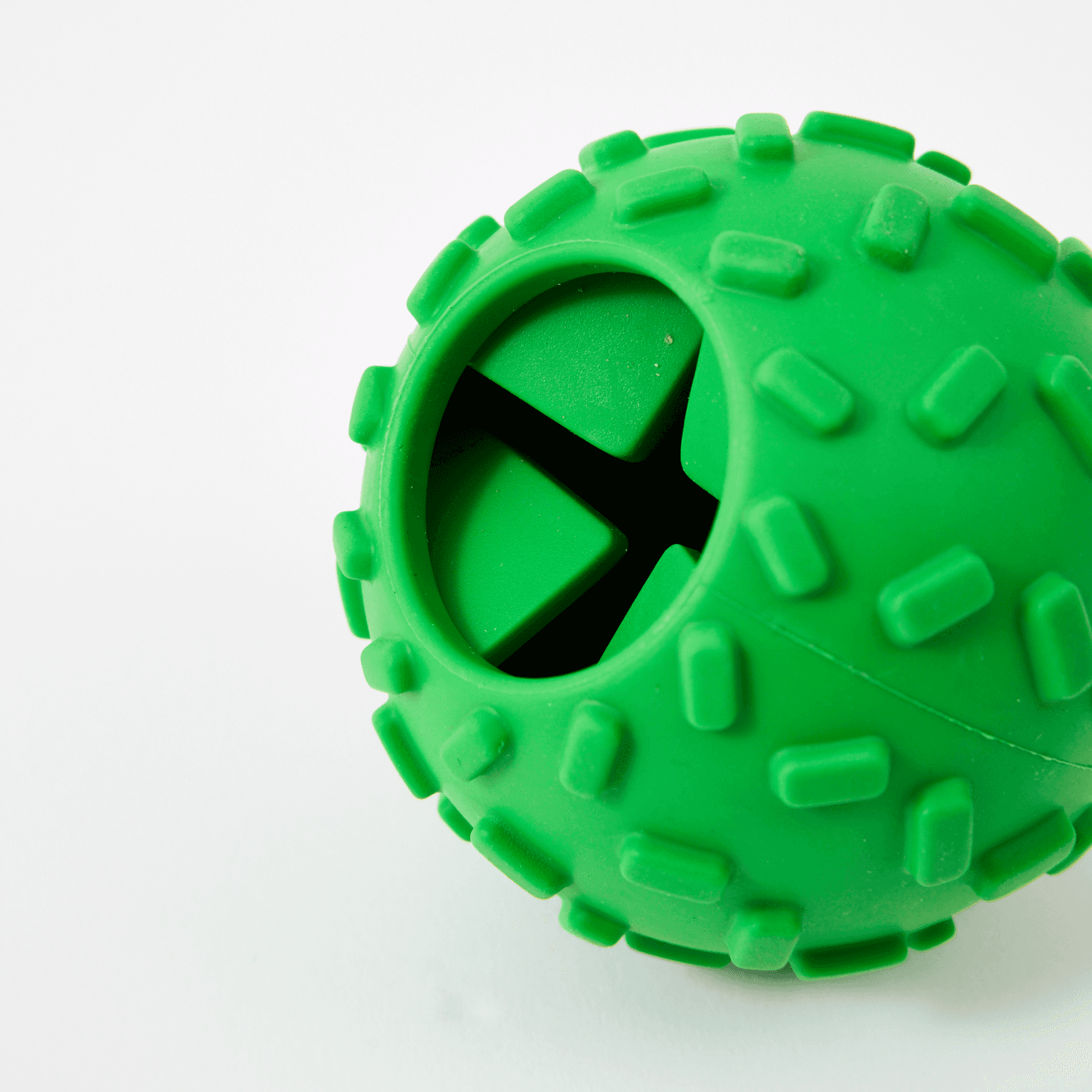 Paws for Life Rubber Treat Dispensing Ball Dog Toy