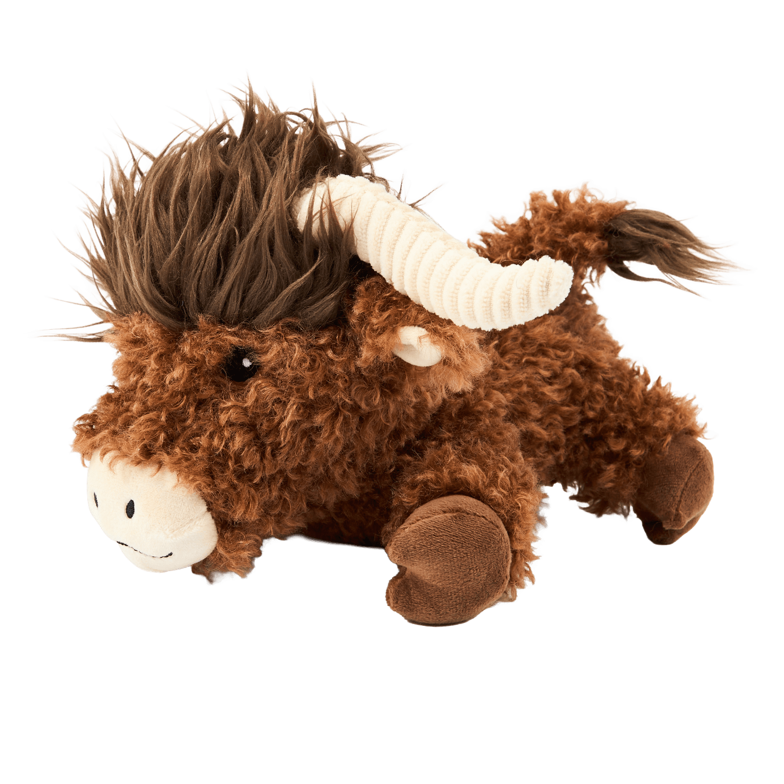 Highland Cow Plush Dog Toy