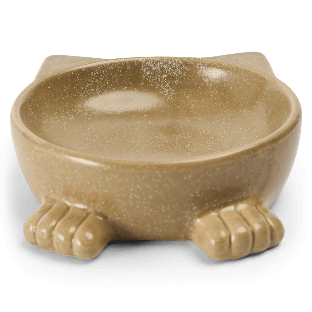 paws-for-life-cat-shaped-ceramic-pet-bowl-grey