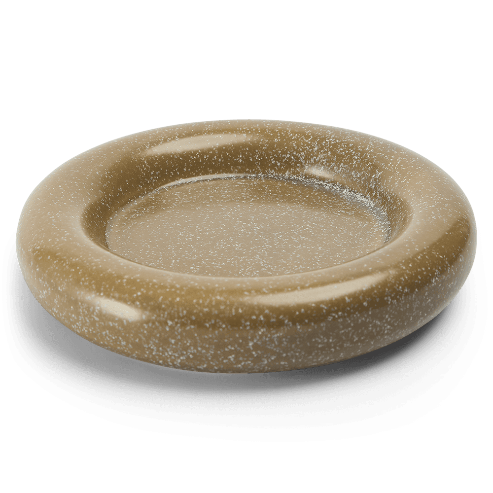 paws-for-life-bubble-ceramic-pet-plate-grey