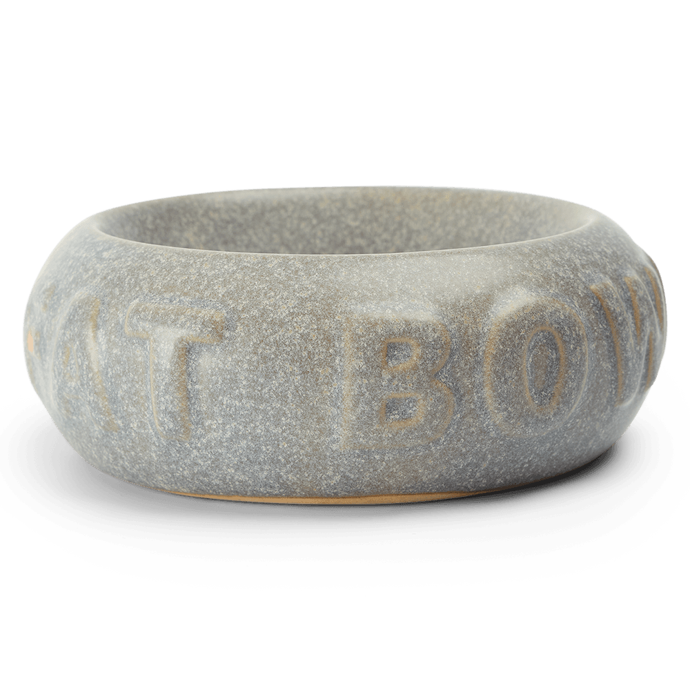 paws-for-life-bubble-ceramic-pet-bowl-grey