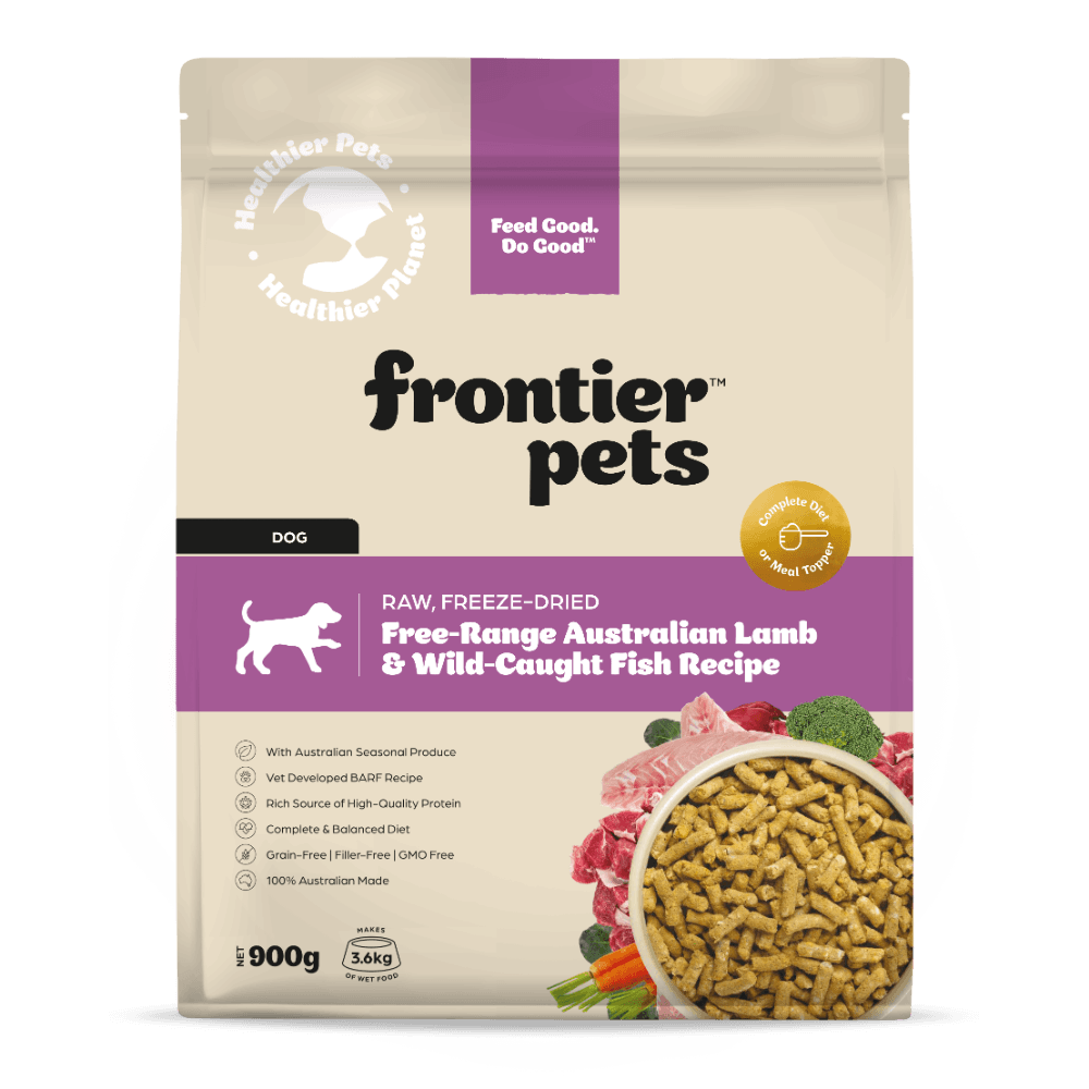 Frontier Pets Freeze Dried Lamb & Wild Caught Fish Adult Dry Dog Food