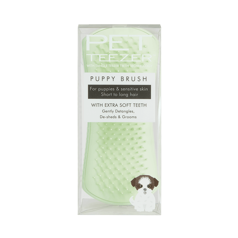 pet-teezer-puppy-and-sensitive-skin-soft-gentle-detangler-brush-green