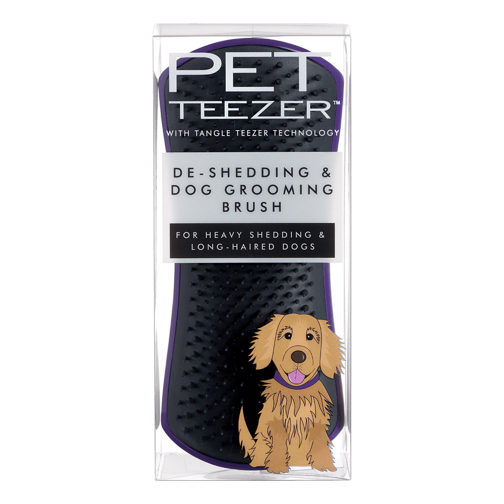 pet-teezer-deshedding-dog-grooming-brush-for-heavy-shedders-purple