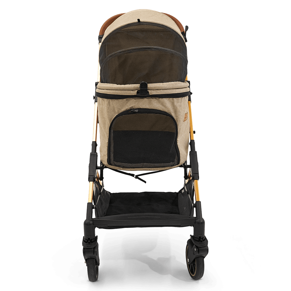 paws-for-life-foldable-pet-stroller-beige-for-cats-and-dogs