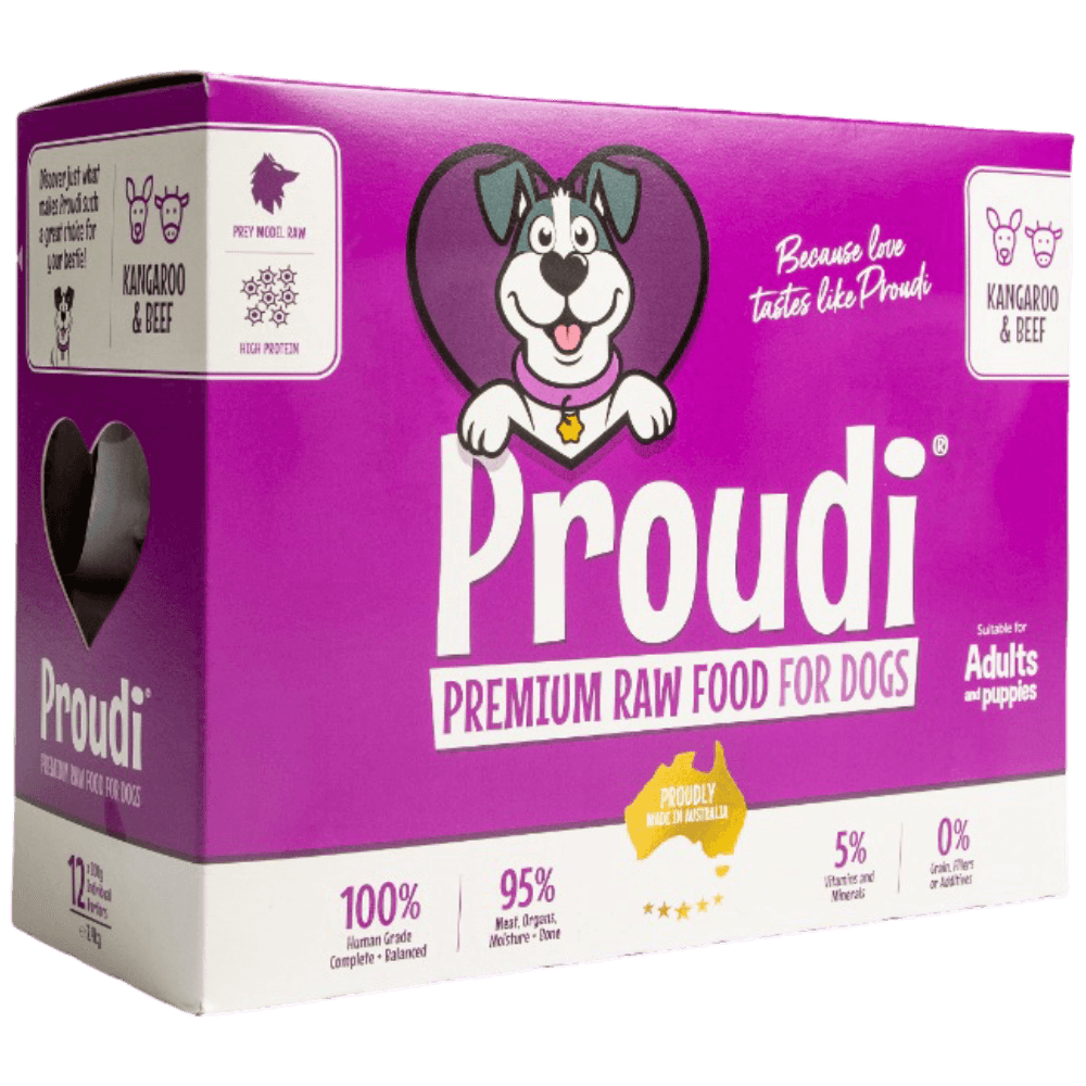 Front Pack Proudi Raw Dog Food