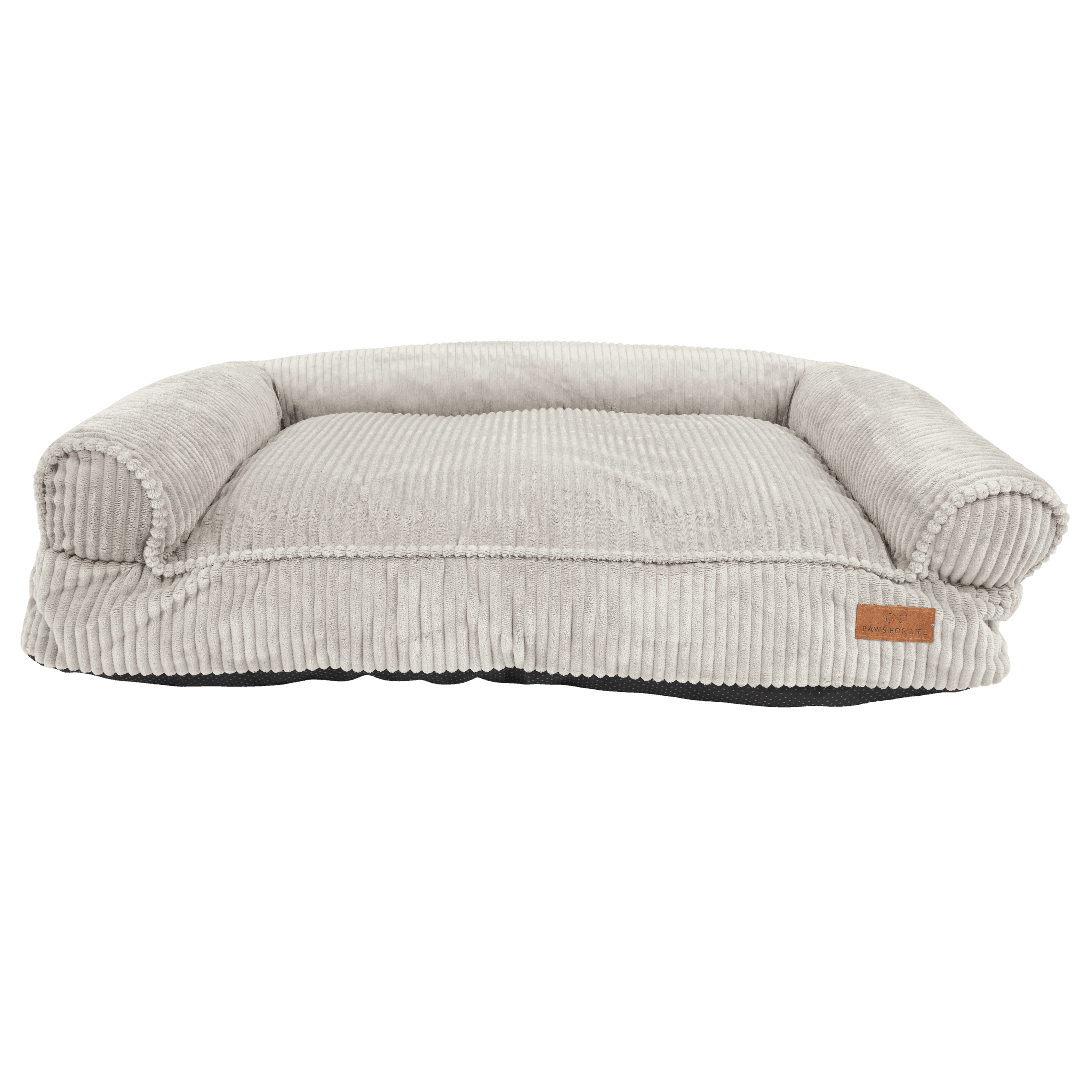 paws-for-life-plush-corduroy-rectangular-dog-bed-grey