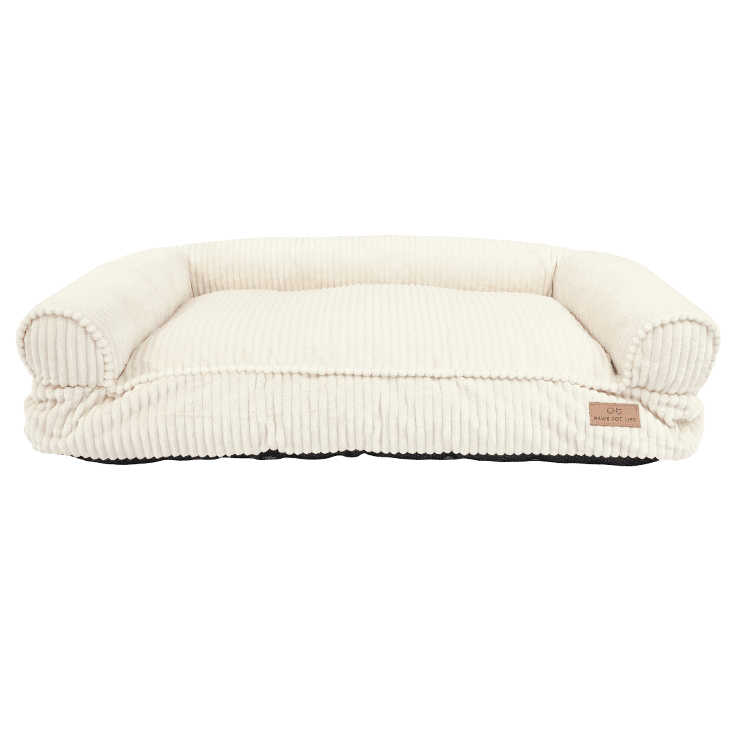 paws-for-life-plush-corduroy-rectangular-dog-bed-cream