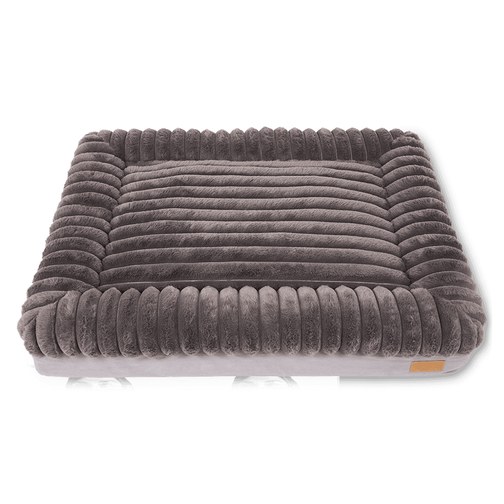 Plush Memory Foam Rectangle Orthopedic Bed