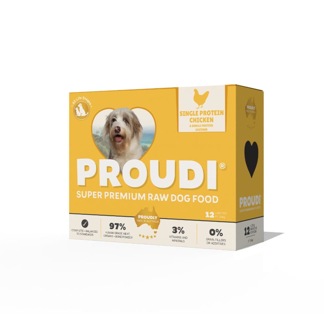 Proudi Premium Raw Chicken Frozen Dog Food