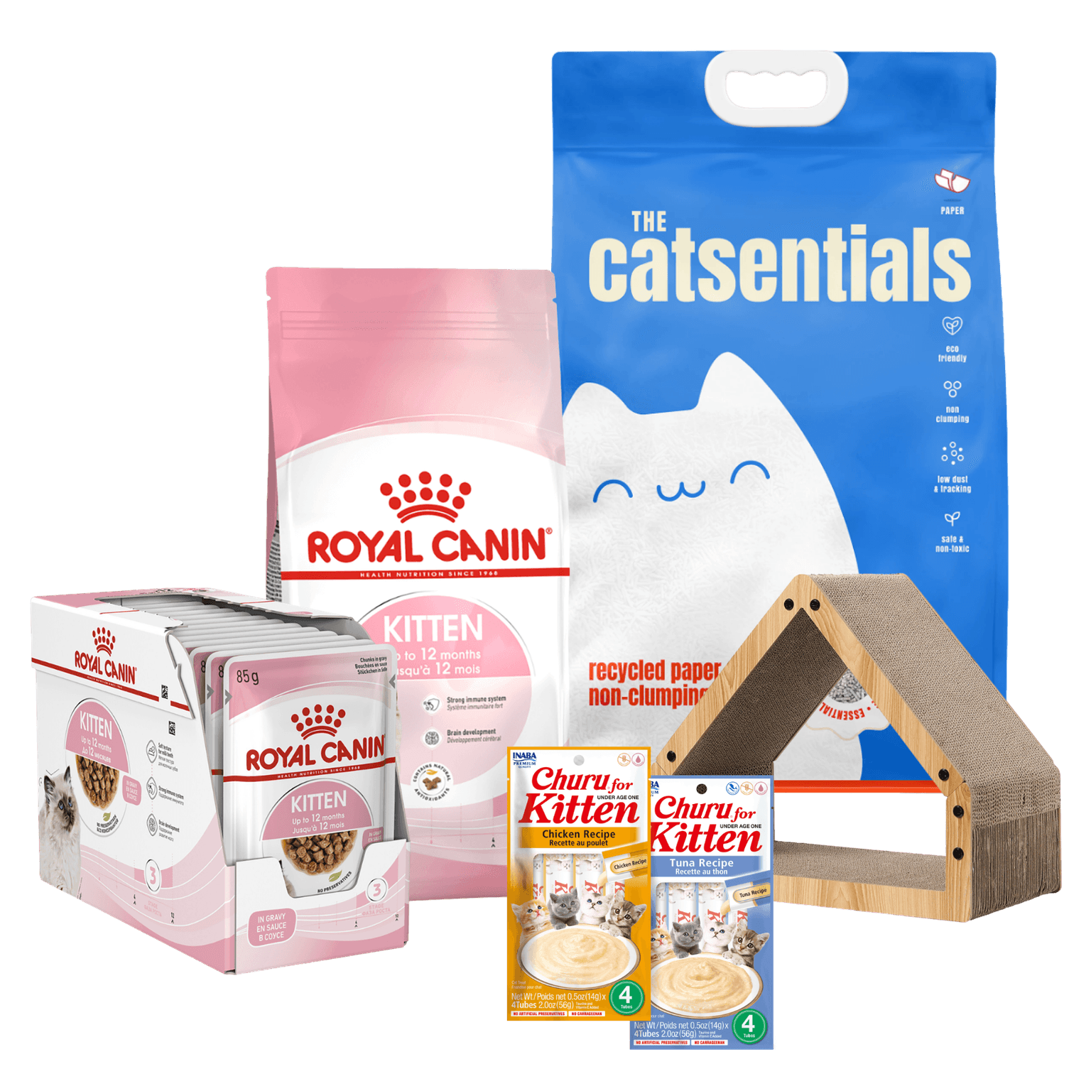 Royal Canin Kitten Bundles with Paper Litter