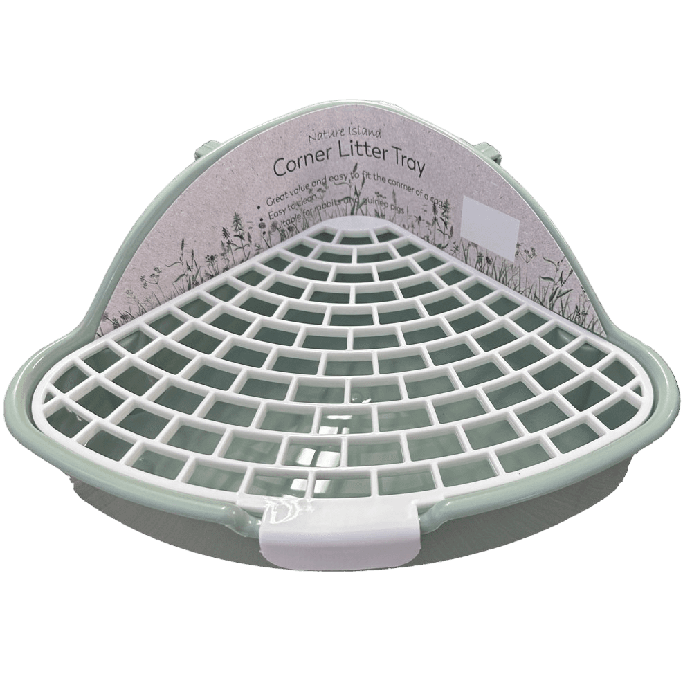 Small Pet Corner Litter Tray Sage Green