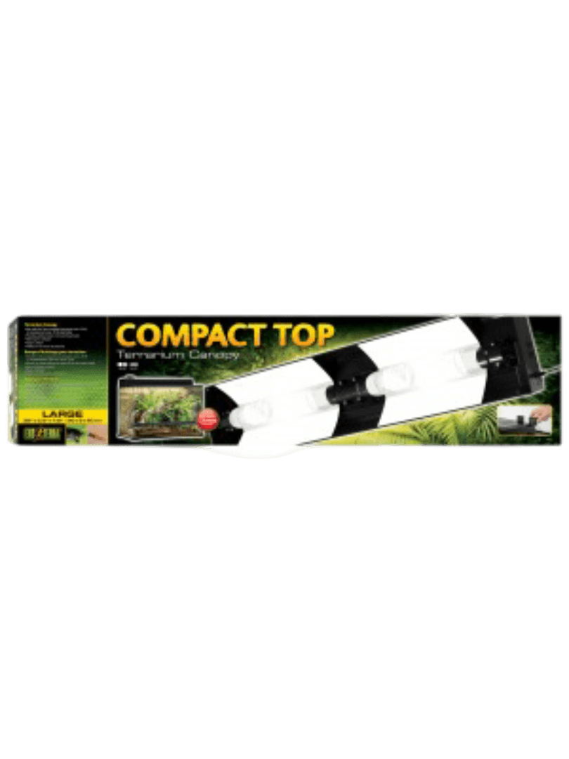 Compact Top Fluoro Light Unit Terrarium Canopy