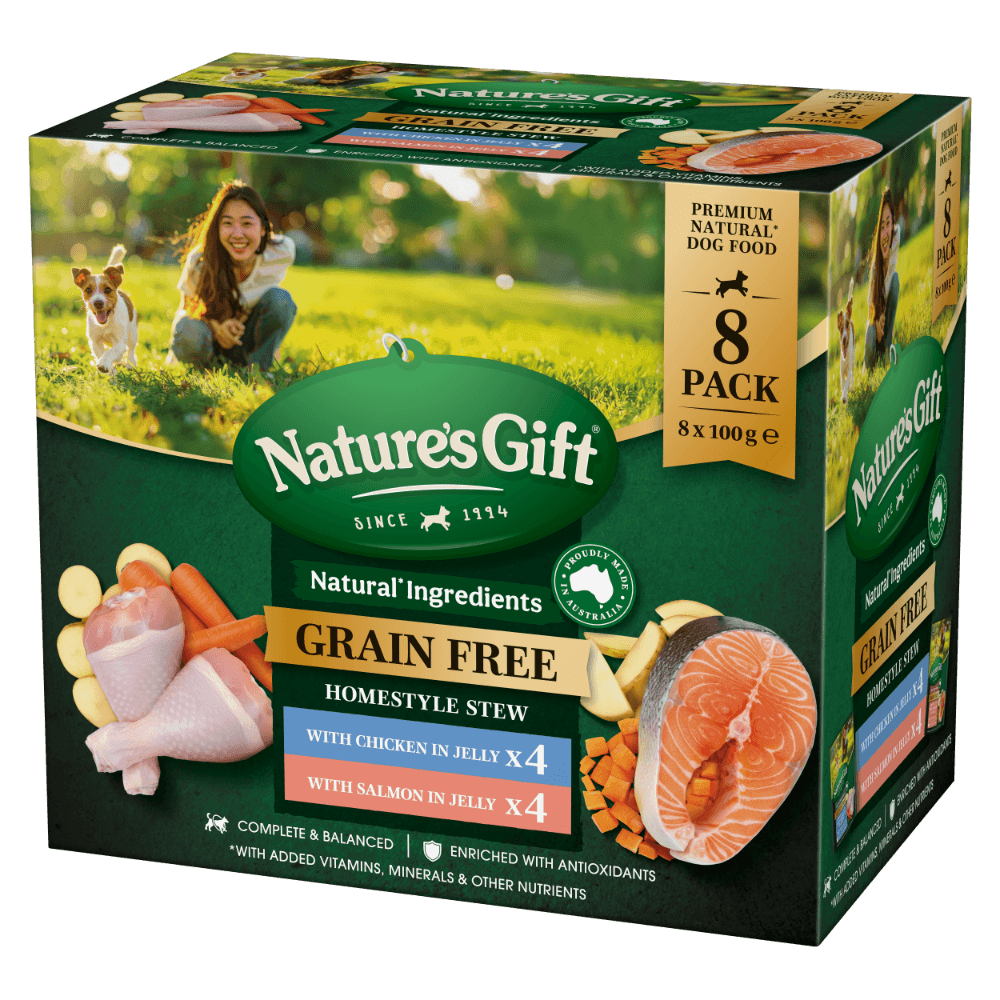 Chicken and Salmon Jelly Multipack Adult Wet Dog Food