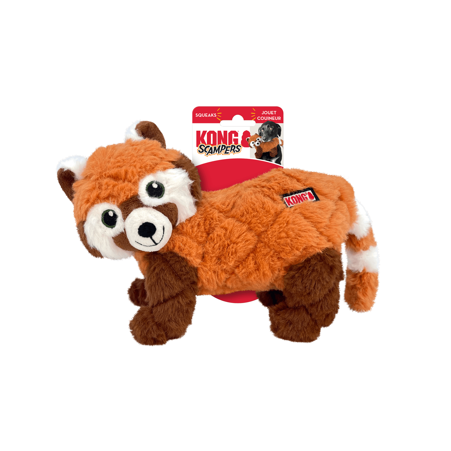 kong-scampers-red-panda-plush-dog-toy