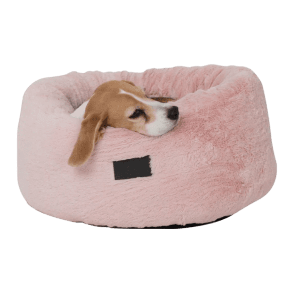 la-doggie-vita-bed-plush-donut-pink