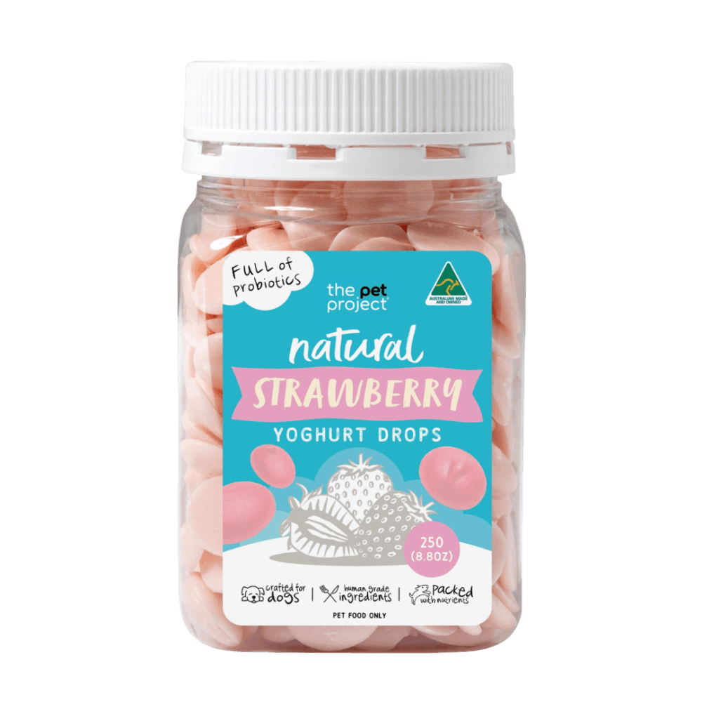 the-pet-project-strawberry-yoghurt-drops-dog-treats