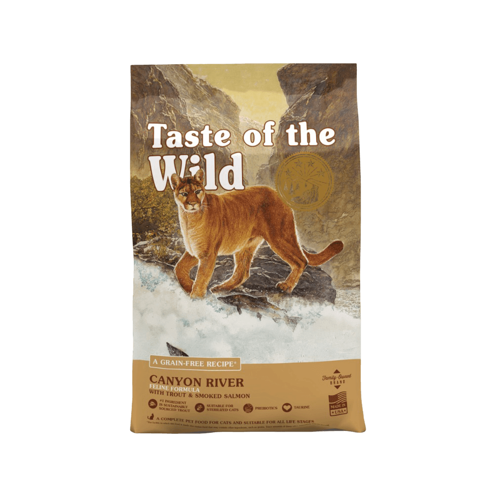 Canyon River Trout and Smoked Salmon All Lifestages Dry Cat Food