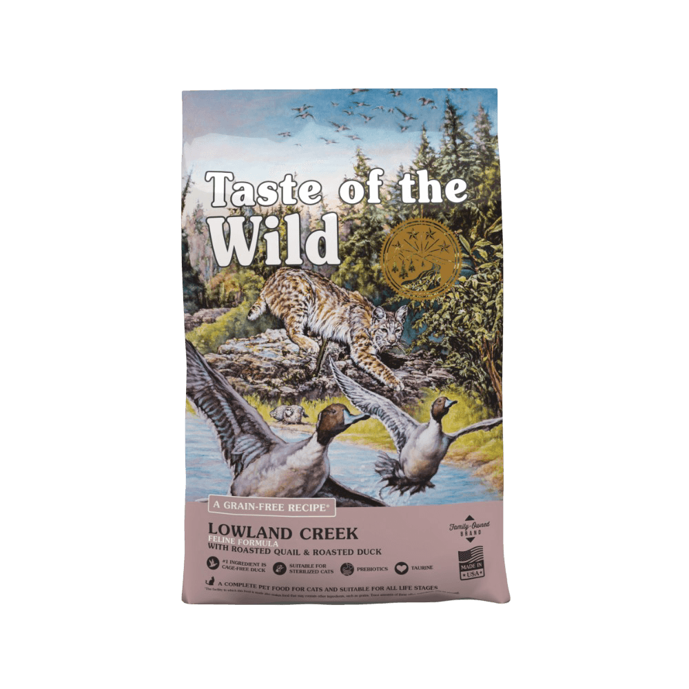 Lowland Creek Quail and Duck All Lifestages Dry Cat Food