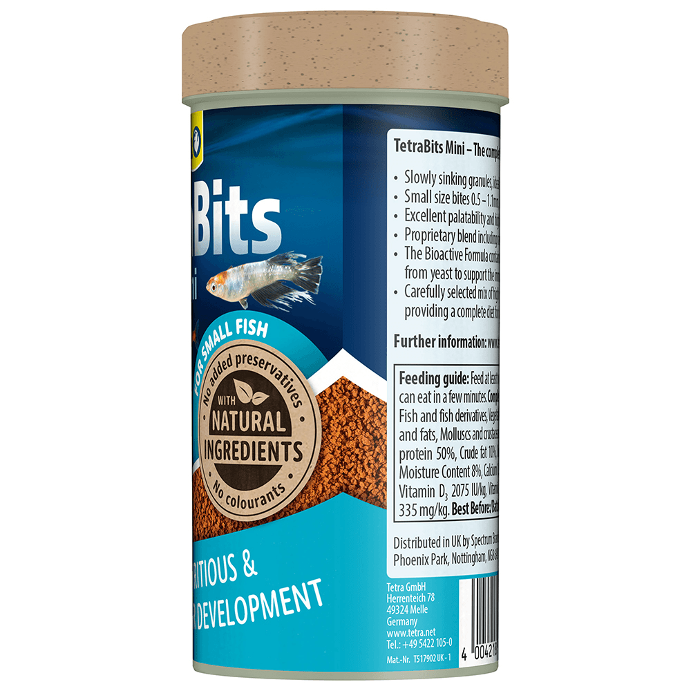 Tetra Tetrabits Mini Tropical Fish Food