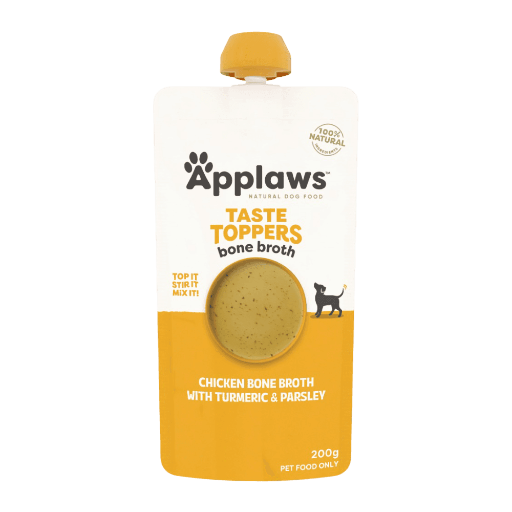 Applaws Chicken Turmeric and Parsley Broth Topper for All Lifestatges Dogs Pouch