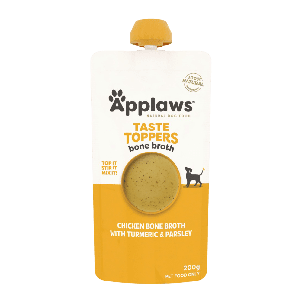 Chicken Turmeric and Parsley Broth Topper for All Lifestatges Dogs Pouch