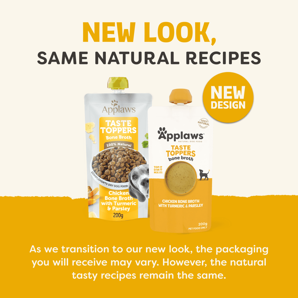 Applaws Chicken Turmeric and Parsley Broth Topper for All Lifestatges Dogs Pouch