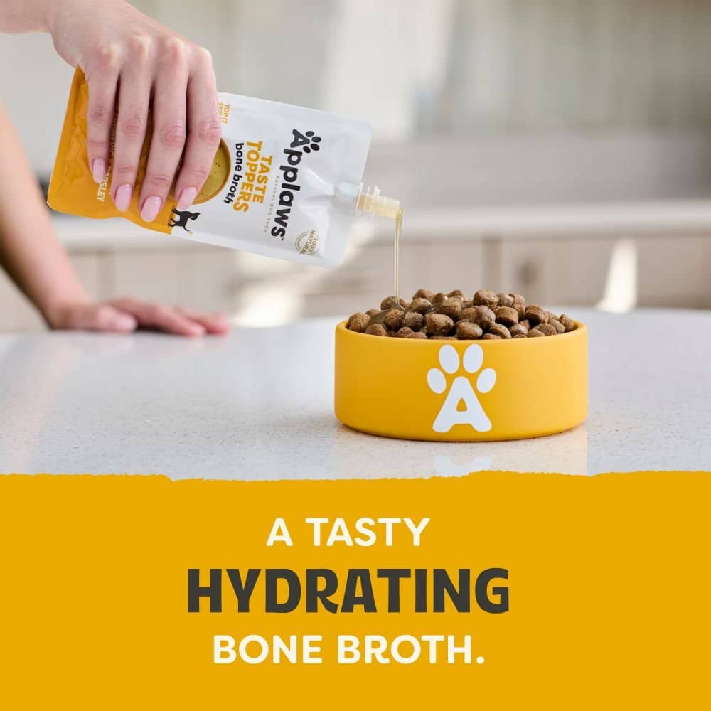 Applaws Chicken Turmeric and Parsley Broth Topper for All Lifestatges Dogs Pouch