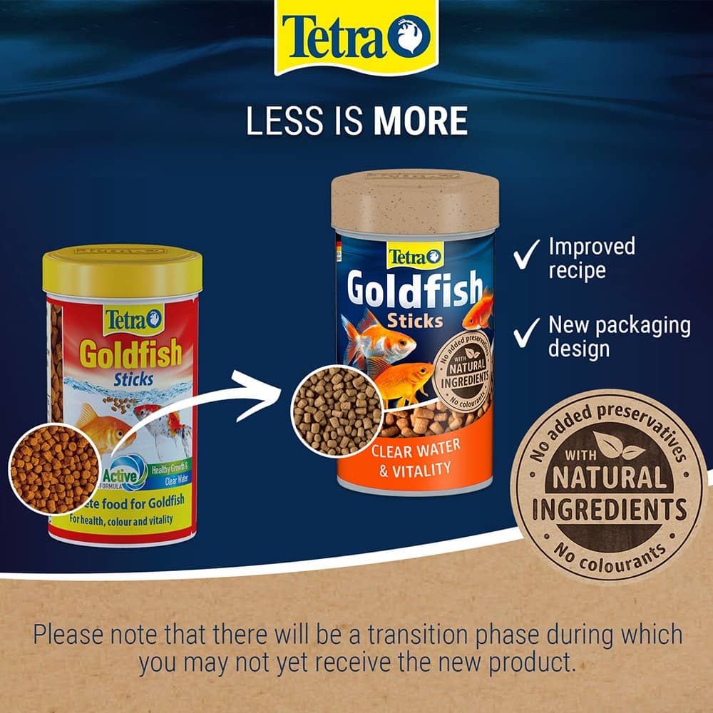Tetra Goldfish Colour Sticks Freshwater Fish Food