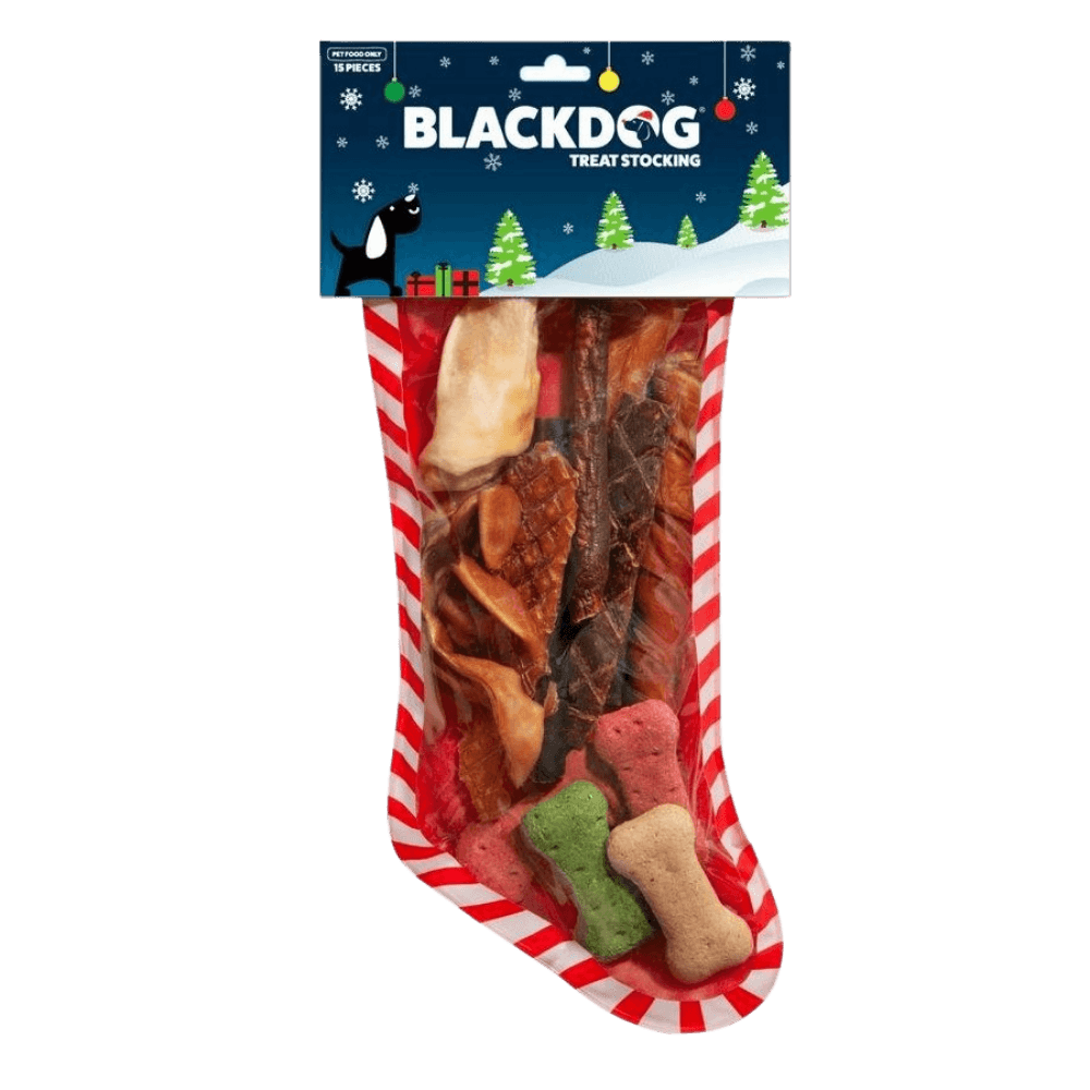 Blackdog Christmas Snacks Stocking for Dogs