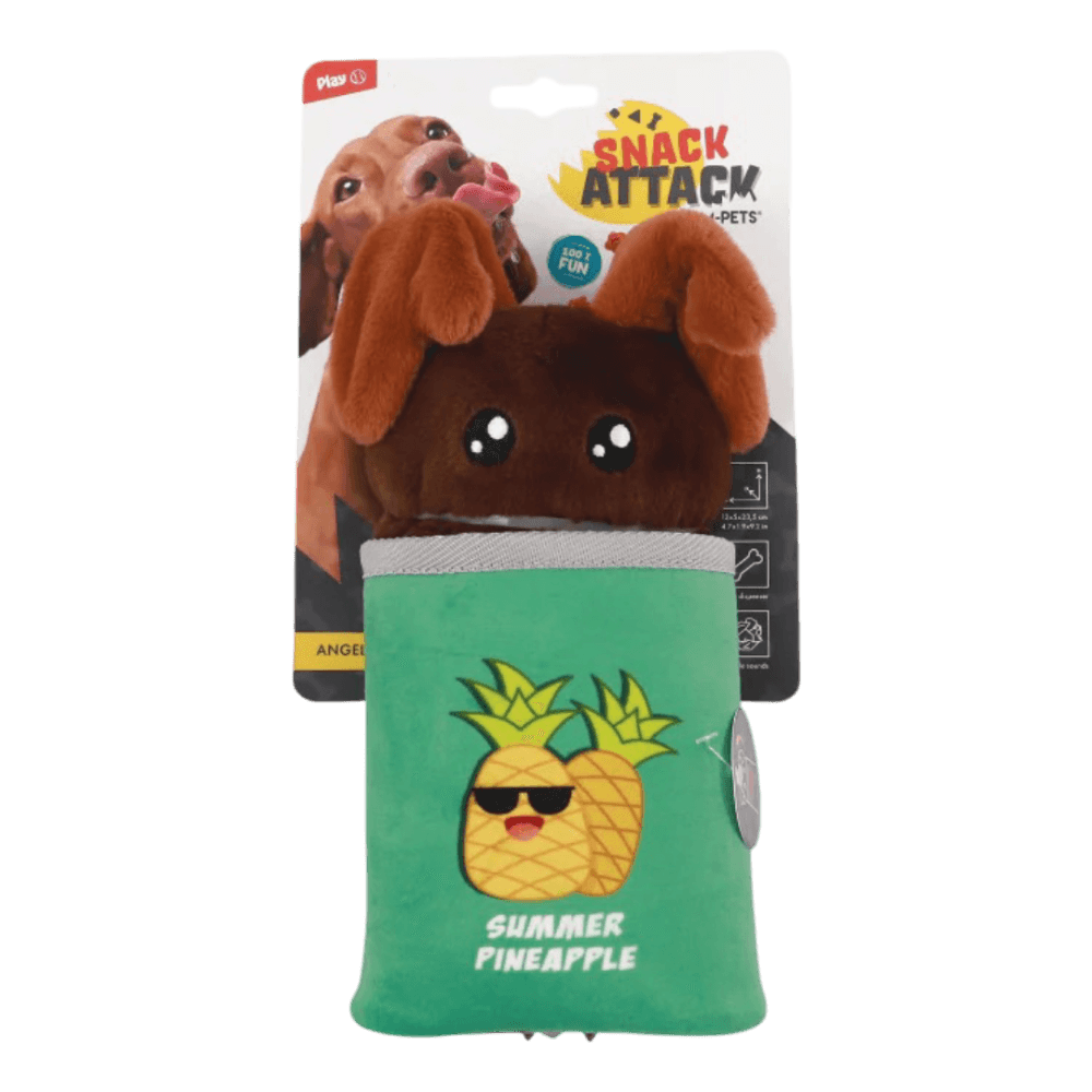 M Pets Snack Attack Soft Food Dispenser Dog Toy
