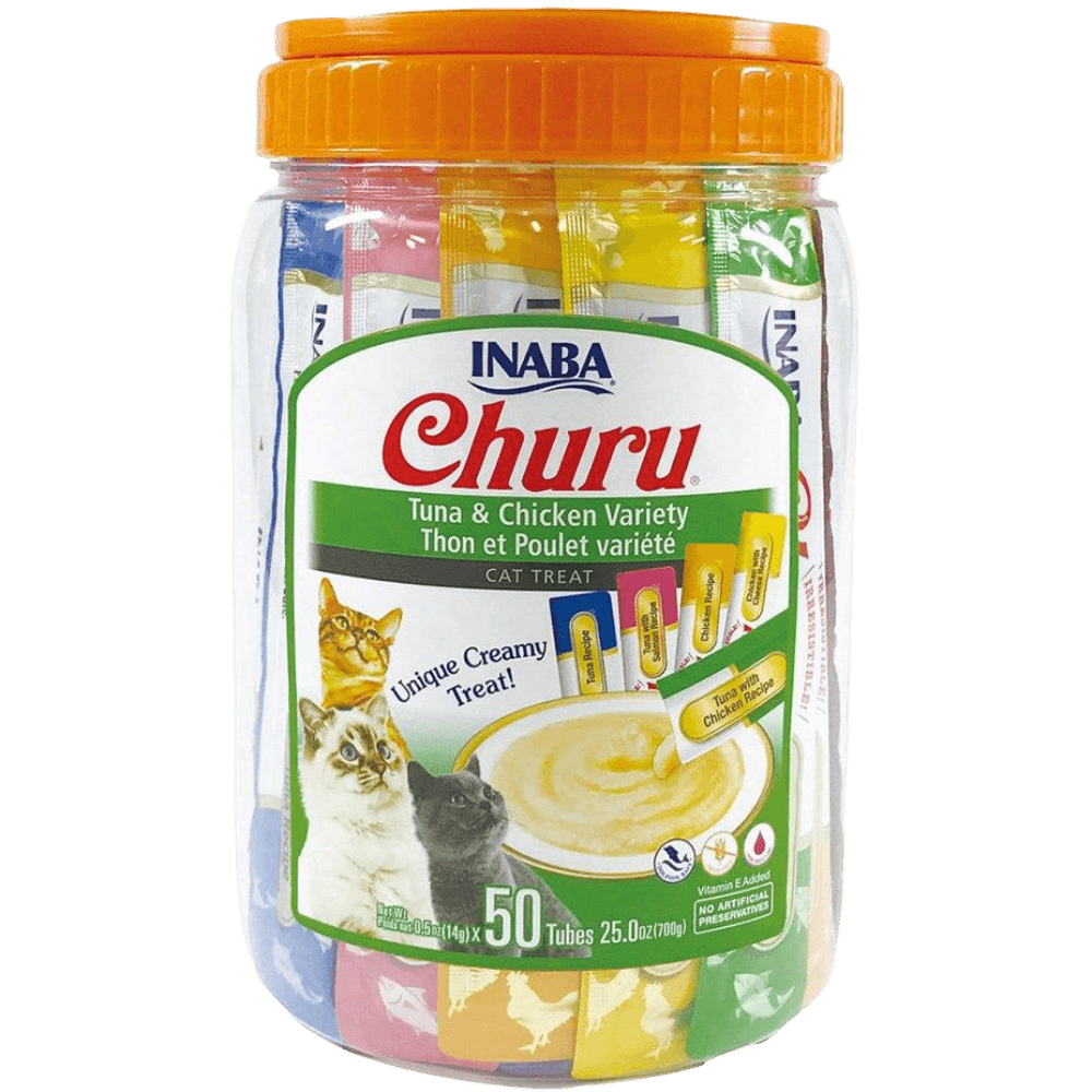 Churu Tuna Chicken Varieties Lickable Cat Treats