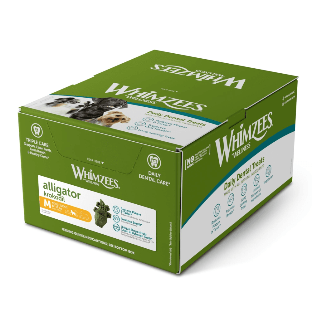 Alligator Medium Dental Dog Treats