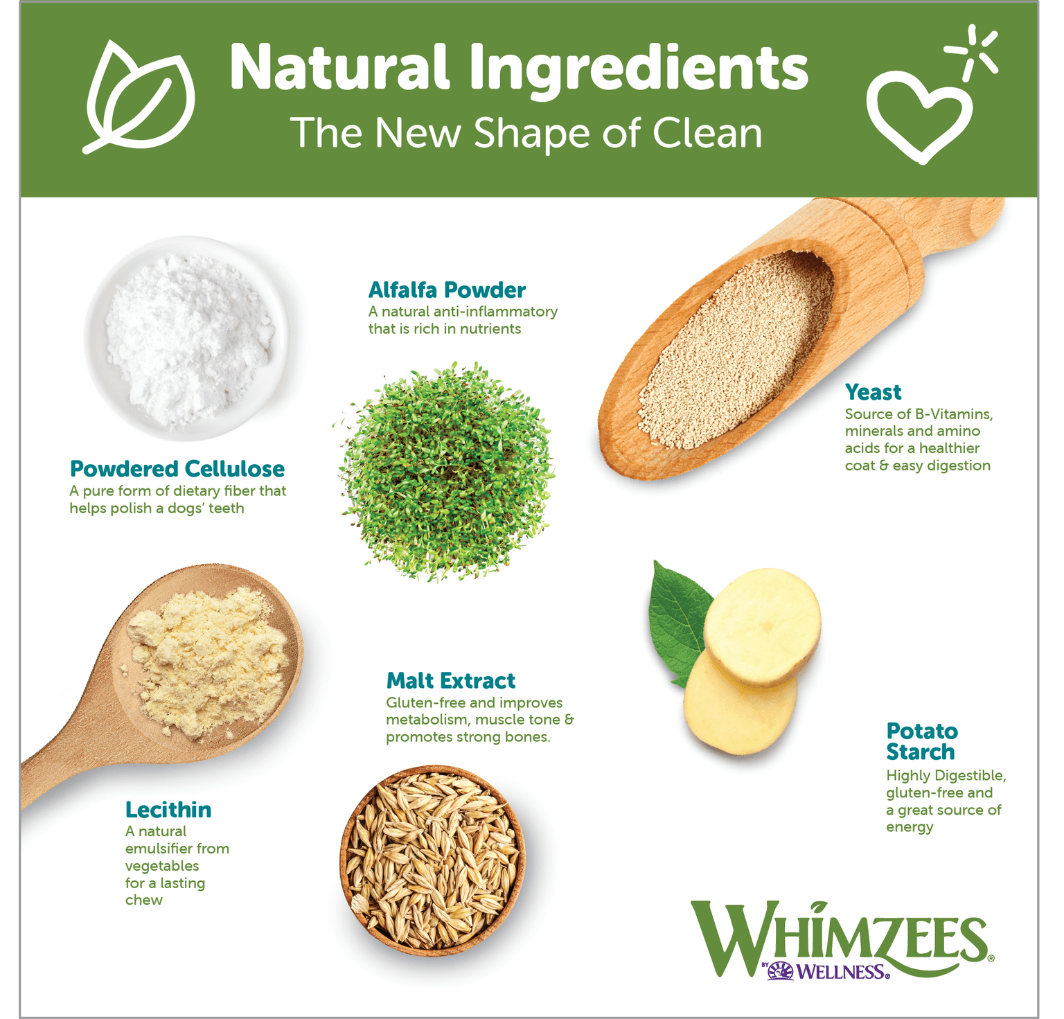Whimzees Alligator Medium Dental Dog Treats