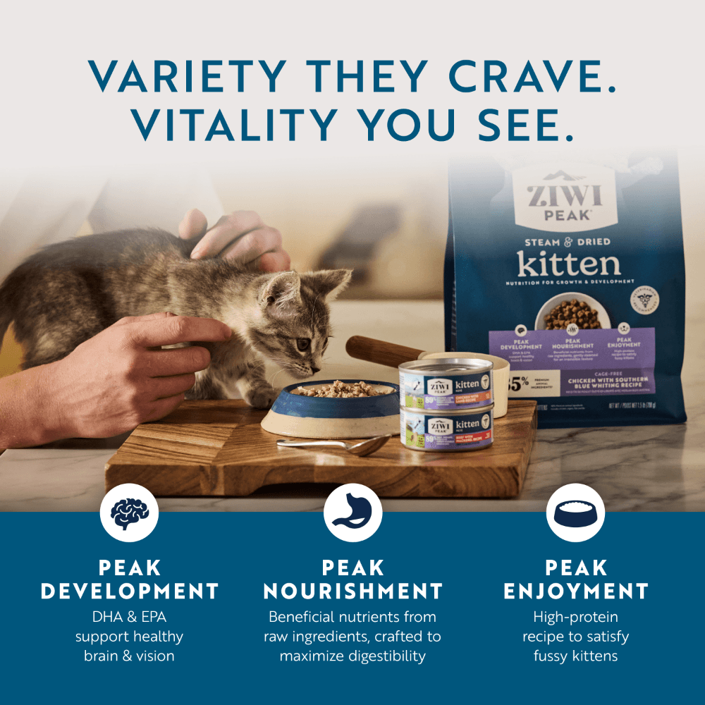 Ziwi Chicken with Lamb Recipe Kitten Wet Cat Food Cans