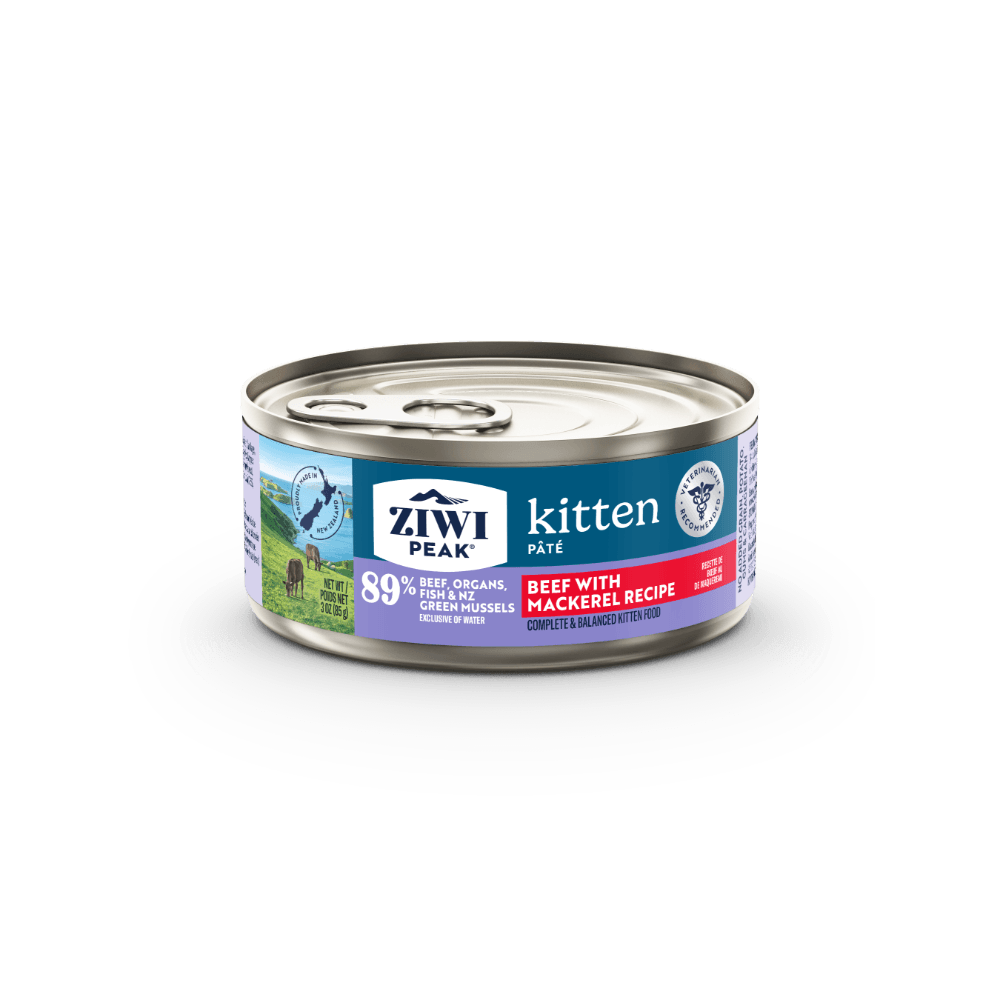 Beef with Mackerel Recipe Kitten Wet Cat Food Cans