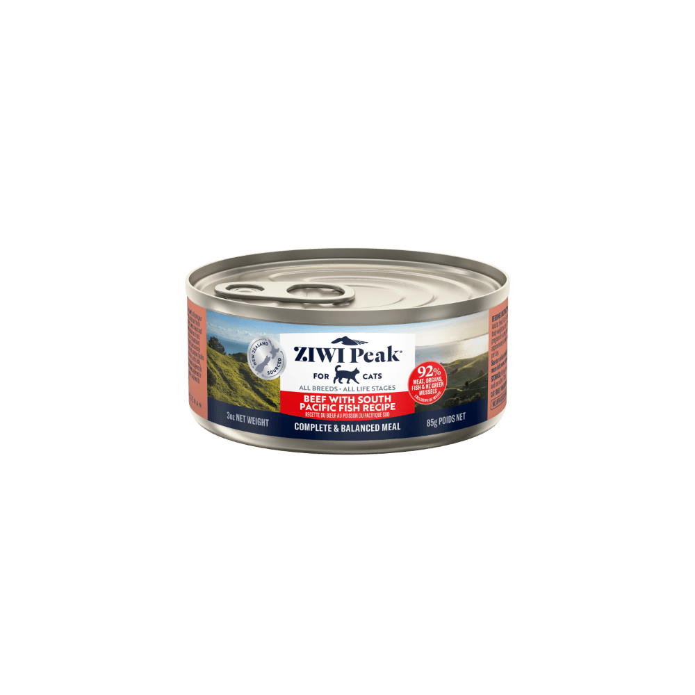 Beef with South Pacific Fish Recipe All Lifestages Wet Cat Food Can