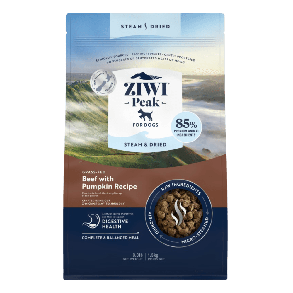 Steam & Dried Beef with Pumpkin All Lifestages Dry Dog Food