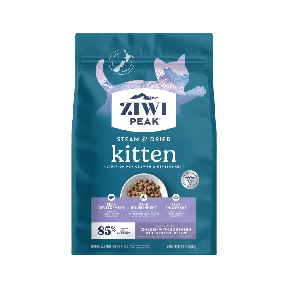 Steam & Dried Chicken & Southern Blue Whiting Kitten Dry Food