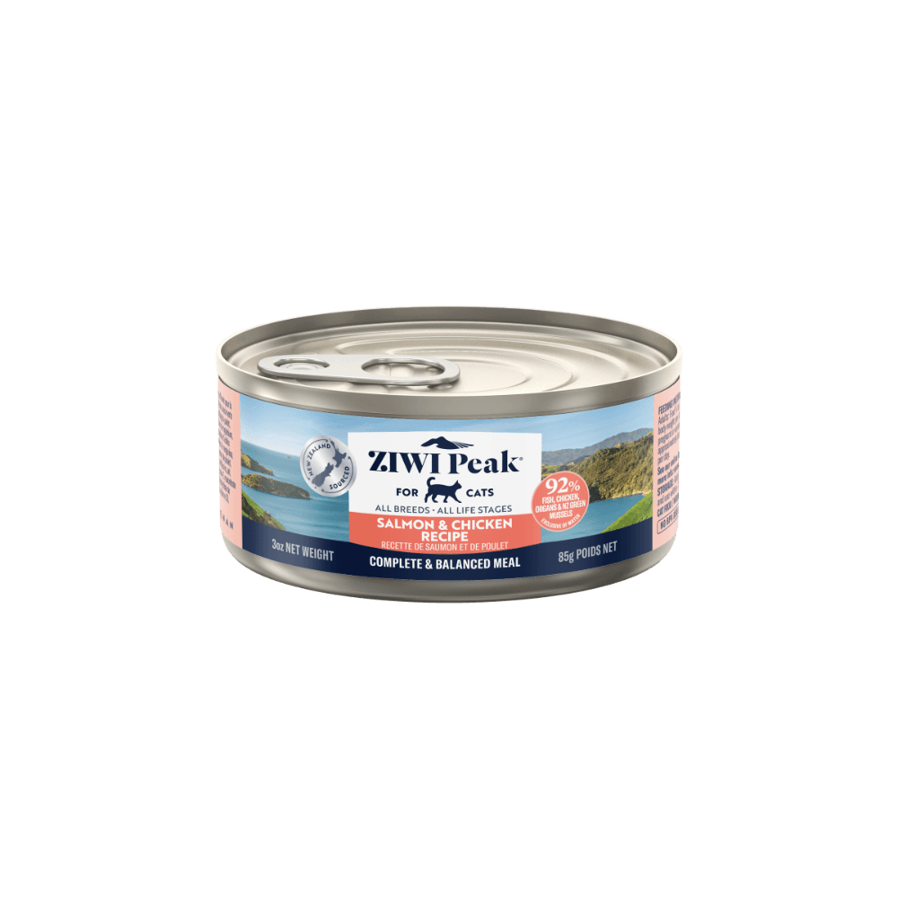 Ziwi Salmon & Chicken Wet Cat Food Cans